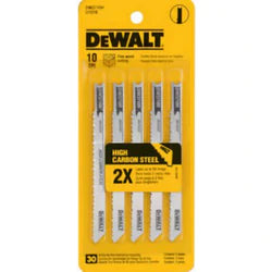 Dewalt T Shank Wood Cutting Jig Saw Blades 4-Inch 6 TPI (4-Inch 6 TPI)