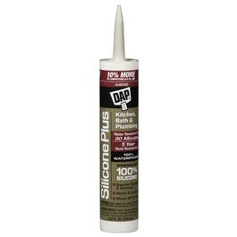 Kitchen & Bath Sealant, Almond Silicone, 10.1-oz.