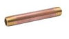 B & K Industries 1/8 Diameter Nipples Schedule 40 Red Brass 1/8 x 1 1/2