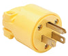 Pass & Seymour Medium-Duty Plug, Yellow (Yellow, Medium)