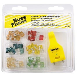 ATM Mini Fuse Assortment, 43-Pc.