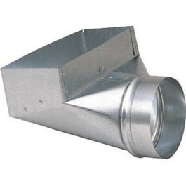 HVAC Galvanized Register Boot, 4 x 10 to 6-In.