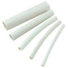 Heat Shrink Tubing, 1/2-1/4 x 4-In., White