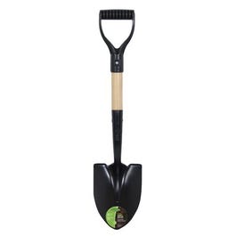 Mini Shovel, Round Point, D-Grip Wood Handle