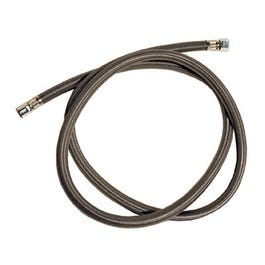 Faucet Hose, Pull-Out, Braided Gray Nylon, 57-In.