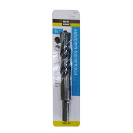 Percussion Masonry Drill Bit, Carbide Tip, 3/4 x 6-In.