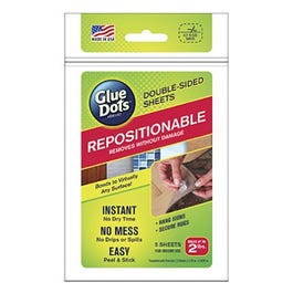 Adhesive Sheets, Repositionable, 2.75 x 3.6-In., 5-Ct.