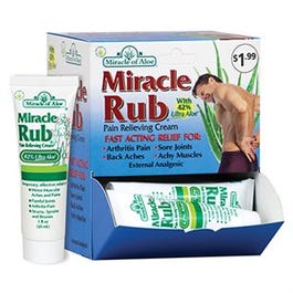 Pain-Relieving Rub, 42% Aloe, 1-oz.