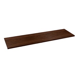 Melamine Shelf, Espresso, 8 x 24-In.