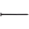 LumberTite Wood Screws, Black Ceramic, 1/4 x 4.5-In., 50-Pk.