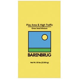 Grass Seed, Play Area & High Traffic, 50-Lbs., Covers 16,550 Sq. Ft.