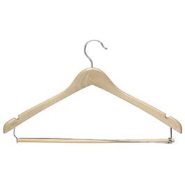 Suit Hangers, Maple, 3-Pk.