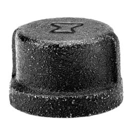 Black Pipe Fittings, Cap, 1/2-In.