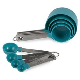 Measuring Spoons, Turquoise, 8-Pc.