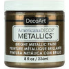 Americana Decor Metallics Craft Paint, Antique Bronze, 8-oz.