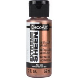 Extreme Sheen Premium Metallic Craft Paint, Rose Gold, 2-oz.