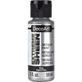 Extreme Sheen Premium Metallic Craft Paint, Silver, 2-oz.