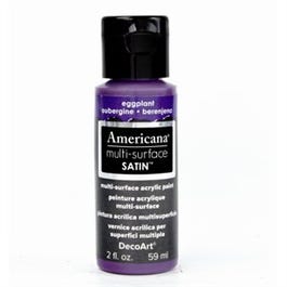 Americana Multi Surface Craft Paint, Satin, Eggplant, 2-oz.