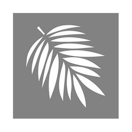 Americana Decor Tropical Leaf Stencil, 6 x 6-In.