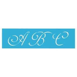 Americana Decor Monogram Stencil, 6 x 18-In.