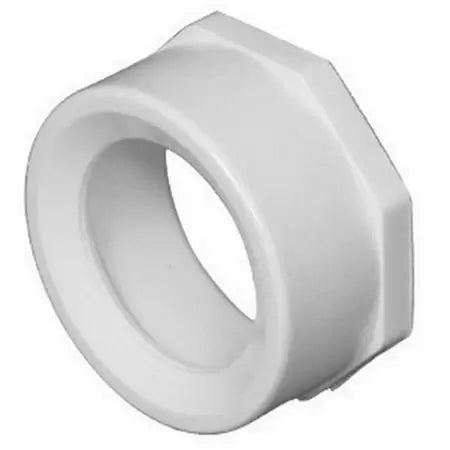 Charlotte Pipe Schedule 40 2in Spigot x 1-1/2in Dia. Hub PVC Flush Bushing (1-1/2