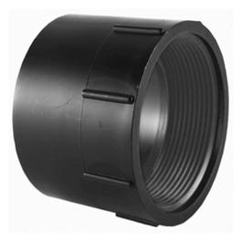 Pipe Adapter, ABS/DWV, Female, 3-In.