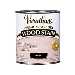 Fast Dry Interior Wood Stain, Oil Base, Rose, 1-Qt.