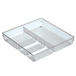 Linus Grand Drawer Organizer, Clear Plastic