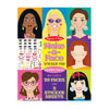 Melissa & Doug Make-a-Face Sticker Pad - Fashion Faces