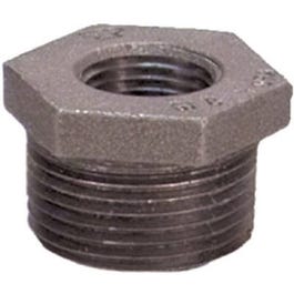 Black Pipe Fittings, Hex Reducing Bushing, 3/4 x 1/2-In.