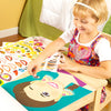 Melissa & Doug Make-a-Face Sticker Pad - Fashion Faces