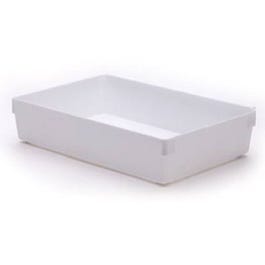 Plastic Drawer Organizer, White, 9 x 6 x 2-In.