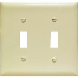 Ivory 2-Toggle Nylon Wall Plate