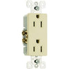 Decor Outlet 15A 125V 2P 3W Ivory