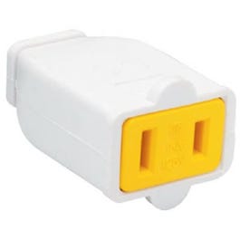 15A White Polarized Connector