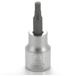 Hex Bit Socket, 3/8-In. Drive, 4mm,