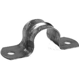 Electrical Metallic Tubing Strap, Steel, 2-Hole, 1.25-In.