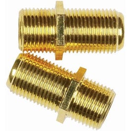 Feed Thru Coaxial Cable Coupler, 2-Pk.