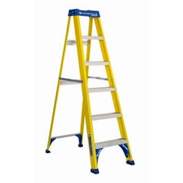 6-Ft. Step Ladder, Fiberglass, Type I, 250-Lb. Duty Rating