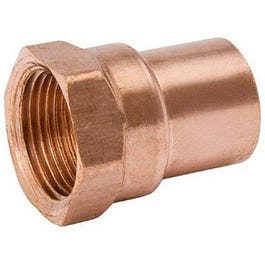 Pipe Fittings, Wrot Copper Adapter, 1 x 3/4-In. FPT