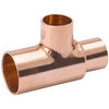 Pipe Fitting, Wrot Copper Tee, 1 x 3/4 x 1-In.