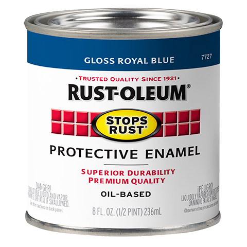 Rust-Oleum® Protective Enamel Brush-On Paint Gloss Royal Blue