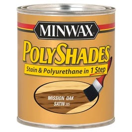 1-Qt. Mission Oak Satin Polyshades Wood Stain