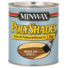 1-Qt. Mission Oak Gloss Polyshades Wood Stain