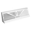 15-Inch White Baseboard Diffuser