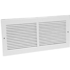 14 x 6-Inch White Sidewall Return Air Grille