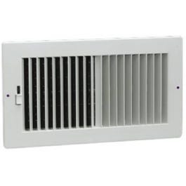 10 x 4-Inch 2-Way White Ceiling or Sidewall Diffuser