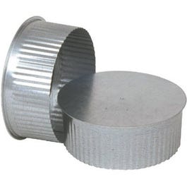 Galvanized Tee Cap/Plug, 6-In., 30-Gauge