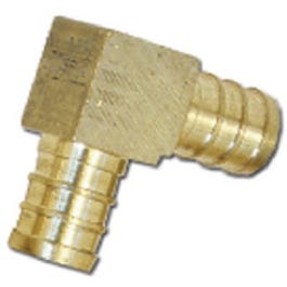 Insert Elbow, Lead Free, .5-In. Brass Barb