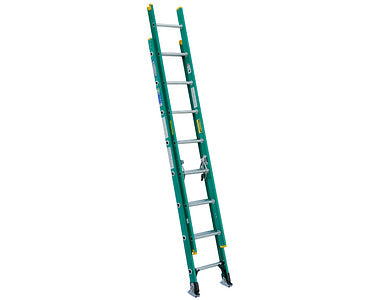 Werner 16ft Type II Fiberglass D-Rung Extension Ladder D5916-2 (16 ft)